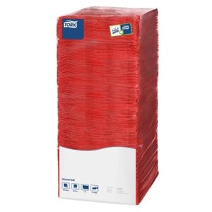 Салфетки бумажные Tork Big Pack 478661 25x25 см красные 1-слойные 500 штук в упаковке