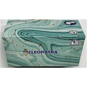 Салфетки бумажные в коробке Клеопатра двухслойные 200шт*18 (длинные)