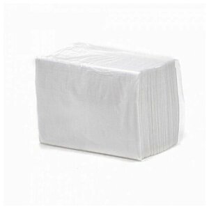 Салфетки для диспенсера 6 упаковок по 100 штук, однослойные, белые, 18х24 см , LIME Napkins 600