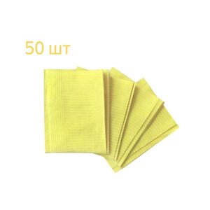 Салфетки 'SMZ' ламинированные Standart (33х45 см) - Желтые. 50шт