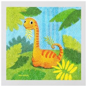 Салфетки Страна Карнавалия Динозаврик, 20 листов, 1 пачка, бесцветный