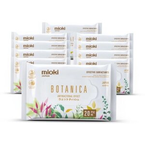 Салфетки Влажные BOTANICA 20 шт, 10 упаковок