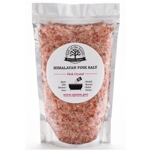 Salt of the Earth Розовая гималайская соль для ванн крупная, 1 кг
