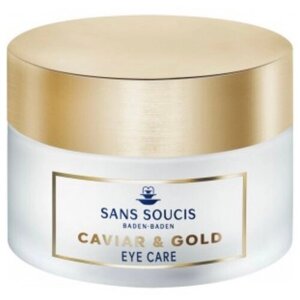 Sans Soucis Caviar & Gold anti age deluxe eye care Крем люкс антивозрастной Икра и Золото для контура глаз 15гр