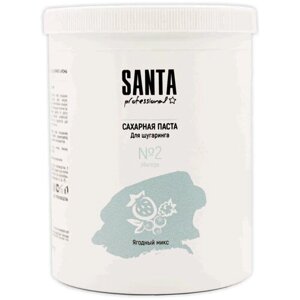 Santa Professional Сахарная паста для шугаринга Арома "Ягодный Микс" Мягкая, 1600 гр