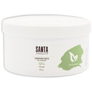 Santa Professional Сахарная паста для шугаринга "Зеленый чай" Плотная, 600 гр