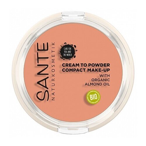 Sante Naturkosmetik Тональный крем Cream to Powder Compact Make-Up, 9 г, оттенок: 02 бежевый