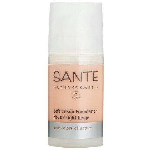 Sante Naturkosmetik Тональный крем Soft Cream Foundation, 30 мл, оттенок:02 light beige