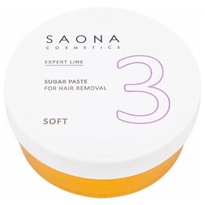 Saona Cosmetics Паста для шугаринга Expert Line 3 мягкая 200 г