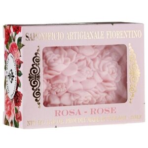 Saponificio Artigianale Fiorentino Мыло кусковое Botticelli Rose, 125 г