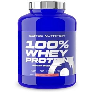 Scitec Nutrition 100% Whey Protein (2350 гр) (клубника)