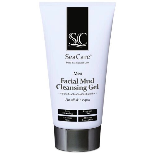 SeaCare мужской грязевой очищающий гель для лица Men Facial Mud Cleansing Gel, 150 мл