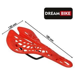 Седло Dream Bike, спорт, пластик, цвет красный