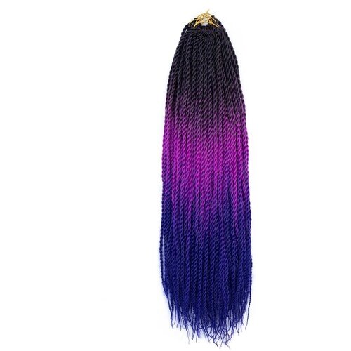 Сенегальские косы канекалон для волос , афорокосы зизи 60 см, 100 г, 20 шт.