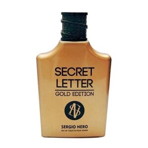 Sergio Nero туалетная вода Secret Letter Gold Edition, 100 мл