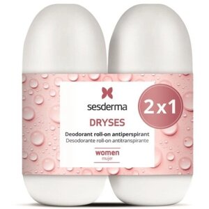 Sesderma DRYSES Deodorant Roll-on Antitranspirante - Набор дезодорантов-антиперспирантов для женщин, 2 шт по 75 мл