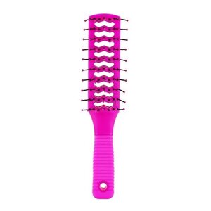 Щетка для волос LADY PINK BASIC массажная вентилируемая квадратная розовая
