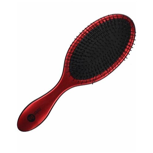 Щетка массажная для волос 100% нейлон овальная Мelon Pro, 11-рядная, 224*70мм