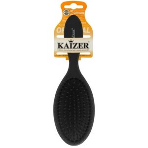 Щетка массажная KAIZER 22см пластик черная