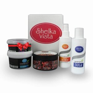 "Shelka Vista" Косметический набор для шугаринга и депиляции Mini с шунгитом