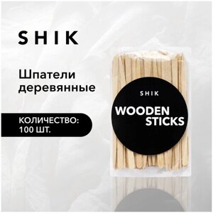 SHIK Шпатель Wooden sticks 100 шт.