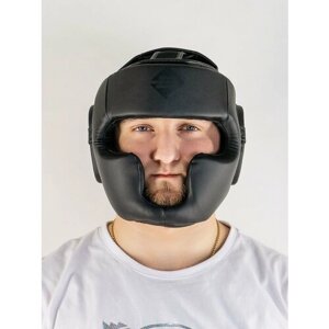 Шлем BoyBo Атака тренировочный, BH80, найлекс, черный (L/XL)
