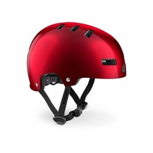 Шлем-котелок велосипедный Bluegrass Superbold, размер - S (51-55 см), красный, металлик