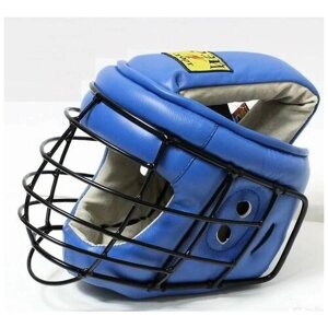 Шлем с металлической маской ТИТАН-2 для АРБ Синий - Ray-Sport - Синий - M