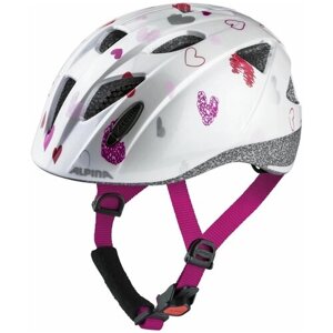 Шлем защитный ALPINA, Ximo, 45, white hearts