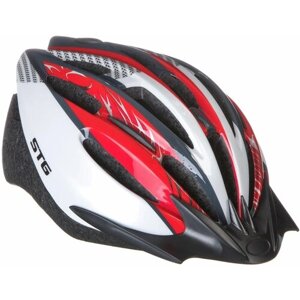 Шлем защитный STG, MB20-1, L, белый/красный/черный