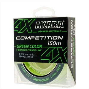 Шнур Akara Competition Green 150 м