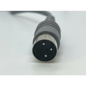 Шнур для маникюрной ручки Nail Drill, штекер с тремя контактами (3 pin), серый