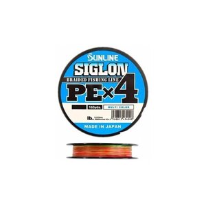 Шнур Sunlline SIGLON PE X4 (Multi color) 150 m #1.5 (25 lb, 11.0kg)