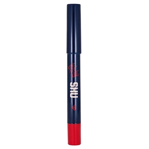 SHU помада - карандаш для губ Vivid Accent, оттенок 463 неклассический красный