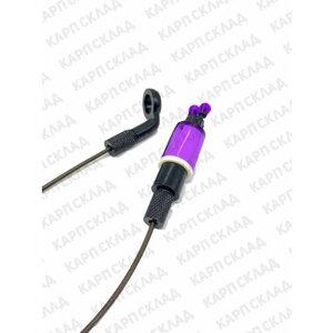 Сигнализатор поклевки, свингер на тросе DAYO фиолетовый 47065-D-P