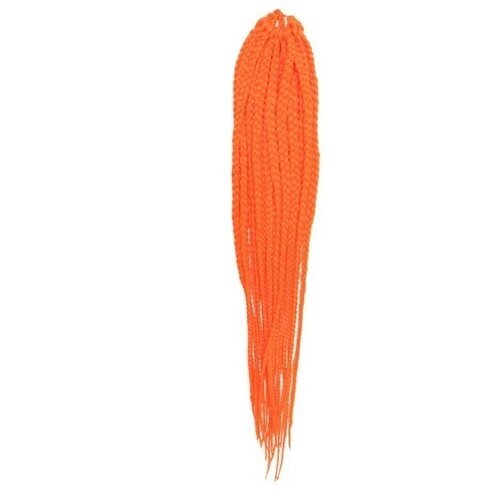 SIM-BRAIDS Афрокосы, 60 см, 18 прядей (CE), цвет оранжевый (orange)