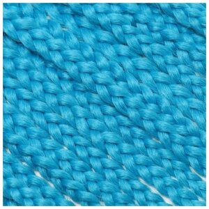 SIM-BRAIDS Афрокосы, 60 см, 18 прядей (CE), цвет светло-голубой (IlI BLUE)