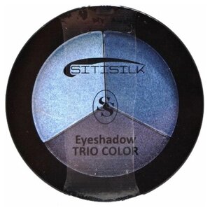 Sitisilk Тени для век 3-х цветные Trio Color Eyeshadow, S403, тон 10 голубой + синий + тёмно-синий