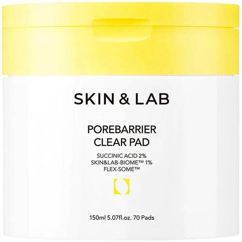 SKIN&LAB Очищающие диски для лица Porebarrier Clear Pad 150 мл