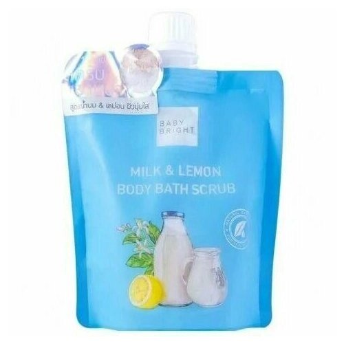 Скраб для тела с молоком и лимоном Baby Bright Milk & Lemon Body Bath Scrub 250g