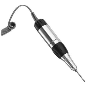 Сменная ручка для аппарата для маникюра JessNail Запасная рукоять JDS36, 3000 об/мин, черный/серебристый, 400 грит