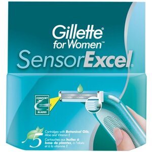 Сменные кассеты для бритвы Gillette Venus Sensor Excel, 5 шт.