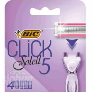 Сменные кассеты для бритвы женской Bic Click Soleil 5, 4 шт.