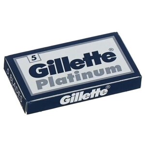 Сменные кассеты для бритья Gillette PLATINUM лезвия, 5 шт