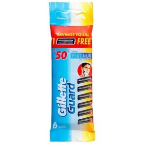 Сменные кассеты для Gillette Guard (6шт)