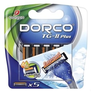 Сменные кассеты Dorco TG-II Plus, 5 шт.