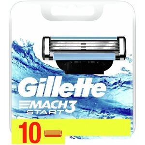 Сменные кассеты Gillette Mach3 Start, 10 шт.