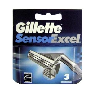 Сменные кассеты Gillette Sensor Excel, 3 шт.
