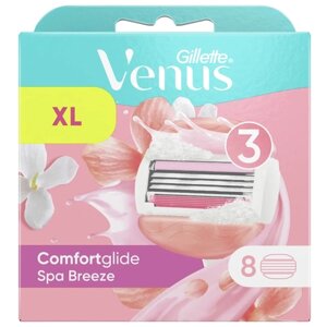 Сменные кассеты Gillette Venus Comfortglide Spa Breeze, 8шт.