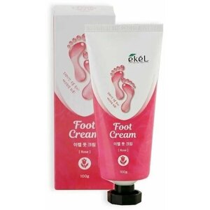 Смягчающий крем для кожи стоп с экстрактом розы - Ekel Foot Cream Rose